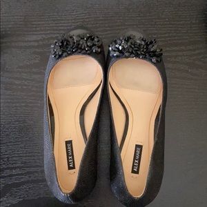 Black Alex Marie wedges